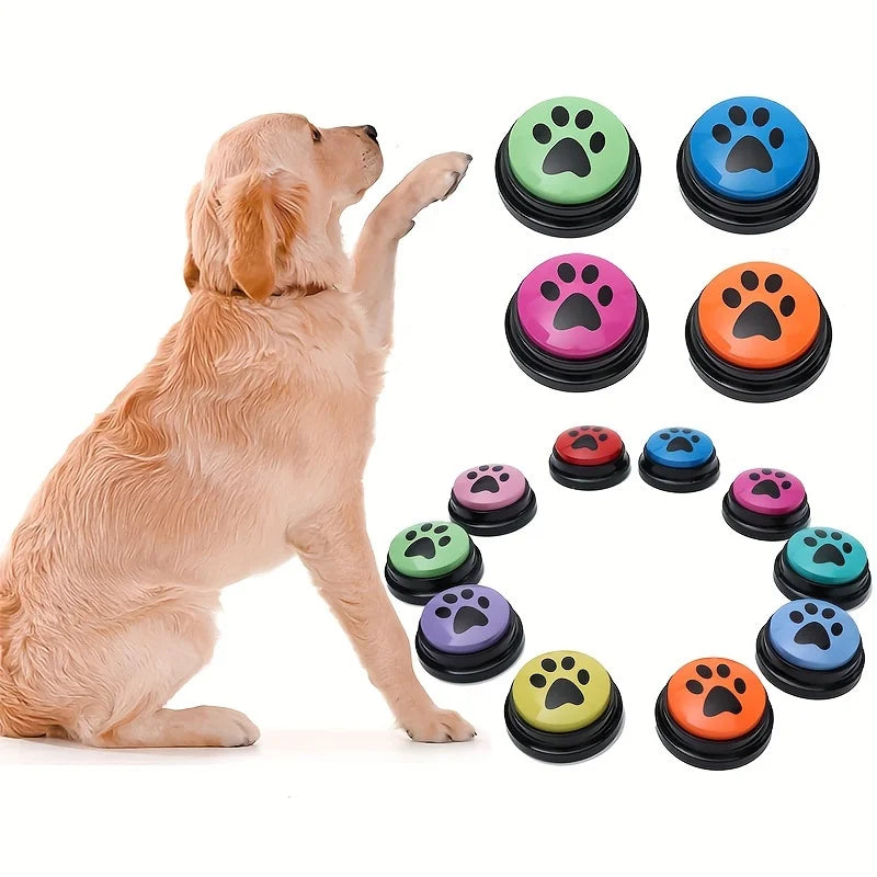 Recordable Talking Pet Interactive Training Buttons Communication Toy