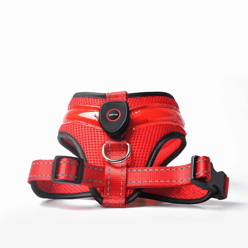 USB Charging LED Luminous Dog Harness