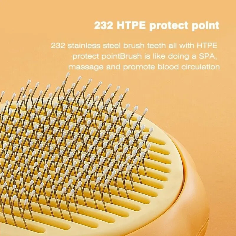 Grooming Pet Pumpkin Brush And Hair Remover
