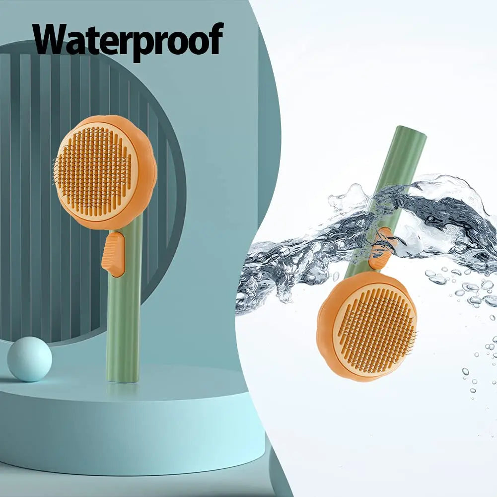 Grooming Pet Pumpkin Brush And Hair Remover