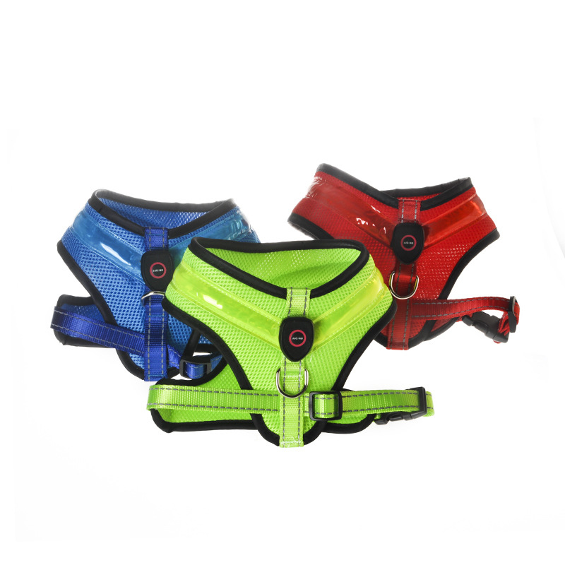 USB Charging LED Luminous Dog Harness