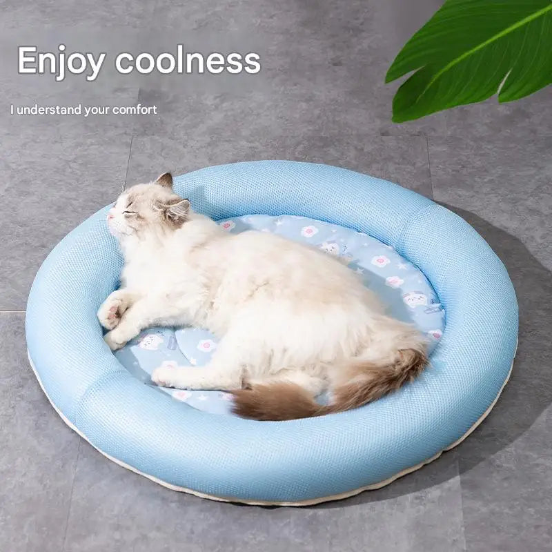 Summer Cooling Pet Bed Breathable Sleeping Mat For Small Dog/Cats