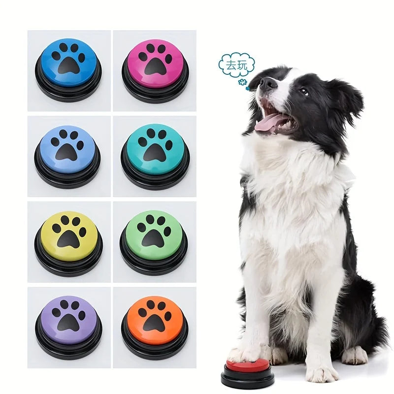 Recordable Talking Pet Interactive Training Buttons Communication Toy
