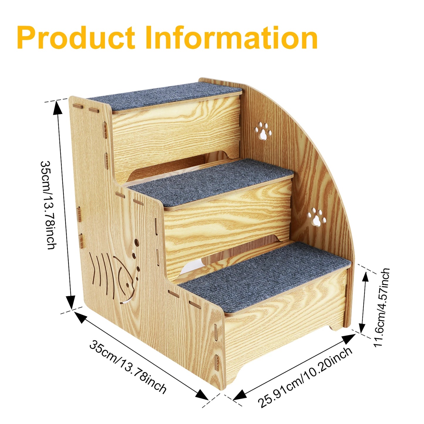 Pet Stairs for Small Dogs/Cats For Beds and Couches