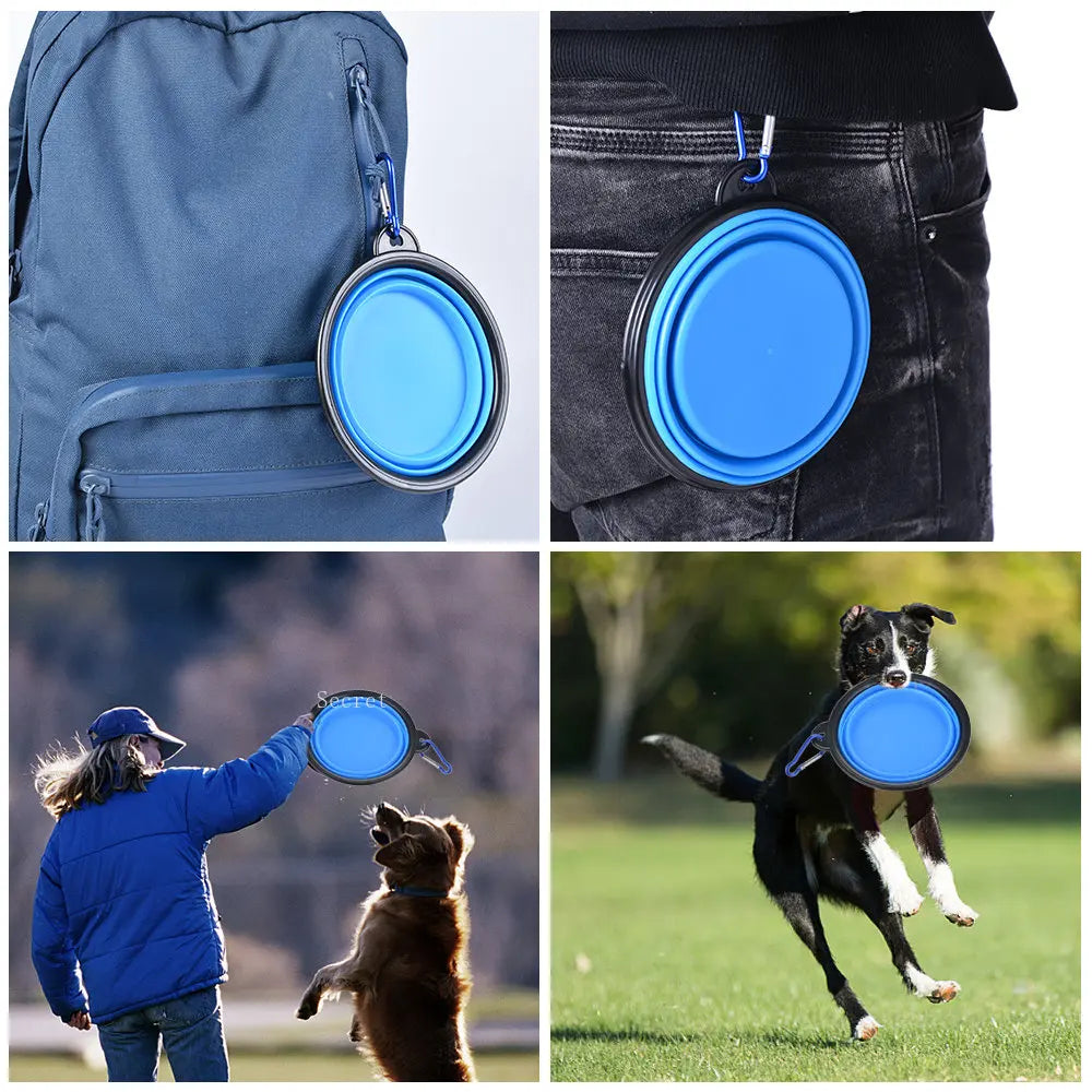 Collapsible Silicon Food/Water Bowl