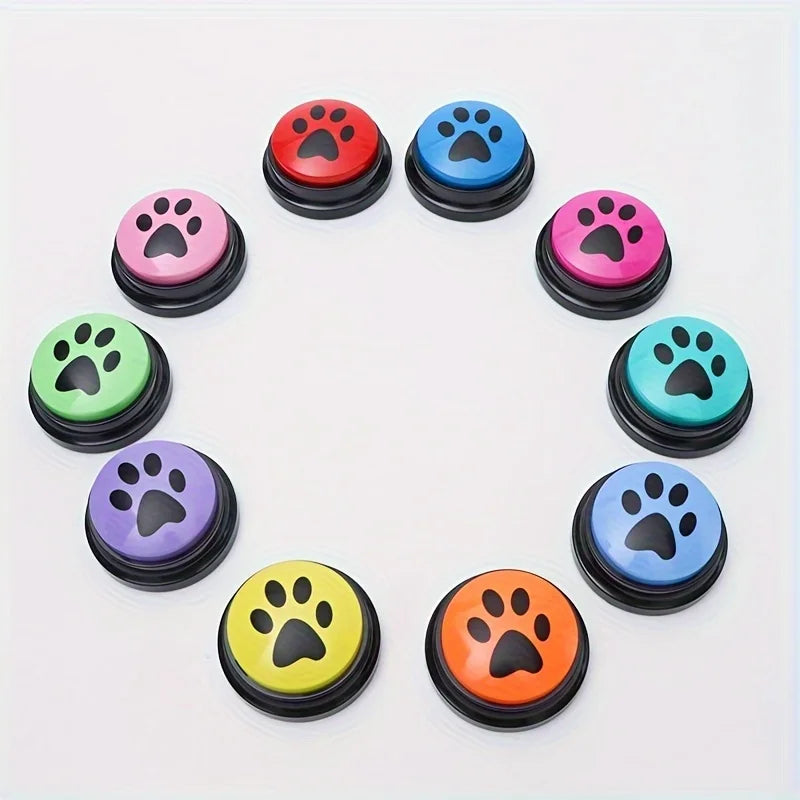 Recordable Talking Pet Interactive Training Buttons Communication Toy