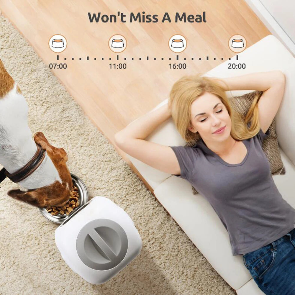 3.5L Smart Automatic Pet Feeder with WiFi & Voice Recorder