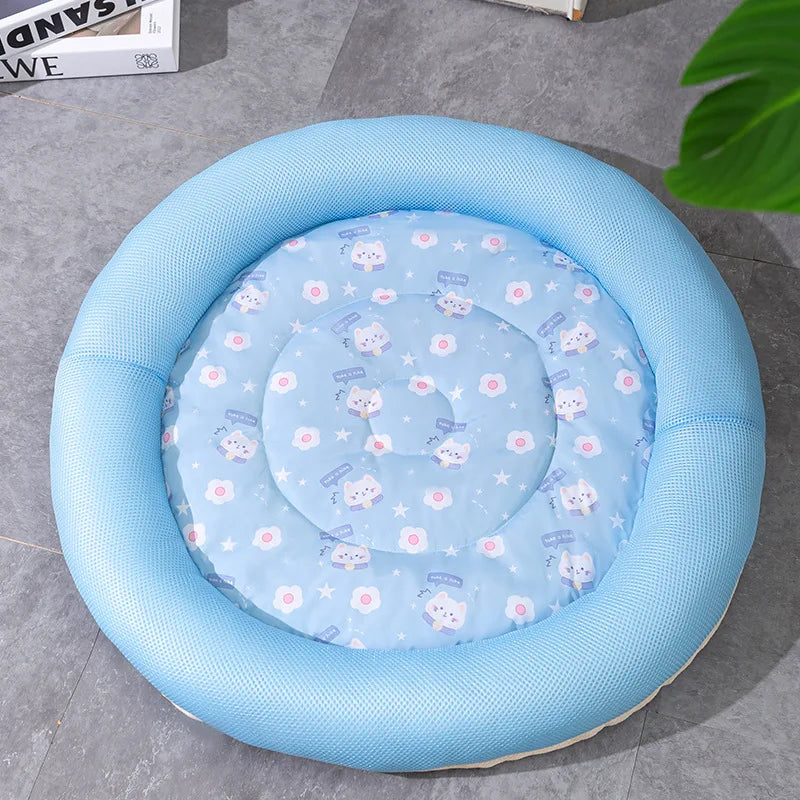 Summer Cooling Pet Bed Breathable Sleeping Mat For Small Dog/Cats